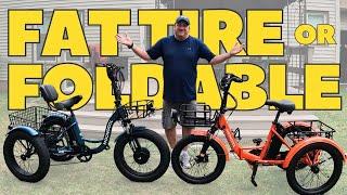 What tricycle is best for you? Mooncool TK1 foldable or fat tire