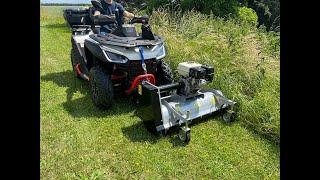 FM 100 mulcher ATV - side shift professional grass cutting