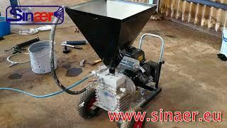 Airless application of Hyperdesmo HAA with SINAER ® gas powered diaphragm sprayer SC 10000