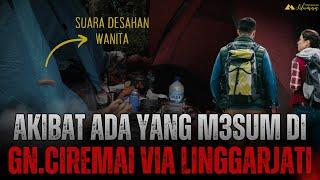 JANGAN DITIRU! Pengalaman Mistis Pendaki Akibat ada yang M3sum di Gunung Ciremai via Linggarjati