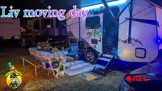 Rv moving day Orlando Kissimmee to Eustis Florida . Nomadic life