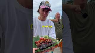 Trying Filipino Street Food In Manila!  #shorts