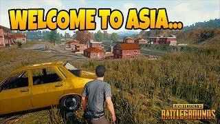 So I played on an Asian PUBG Server...