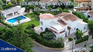 FIVE BEDROOM Mediterranean LUXURY VILLA in Prestigious Area of JAVEA, Spain.