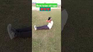 Bent knee sit -ups #army