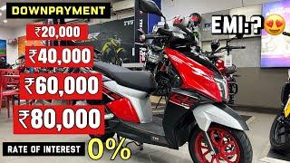 2024 TVs Ntorq 125Cc Race Xp Edition DownPayment | Full Finance Detailed | Interest | Document | EMI