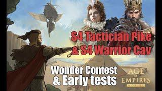 S4 Tactician Pike BURST & Timur Early Tests - Wonder Contest Showcase | AoEM