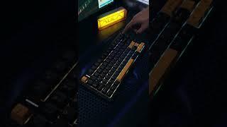 AULA F75 black version keyboard showcase#shorts