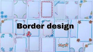 BORDER DESIGN/ PROJECT WORK DESIGN/ FRONT PAGE DESIGN/ASSIGNMENT DESIGN/ A4SHEET/FLOWER DESIGN