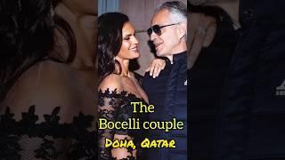 Andrea & beautiful wife Veronica Bocelli  - Doha, Qatar