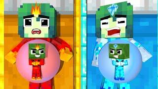 Zombie Fire and Ice - Minecraft Animation