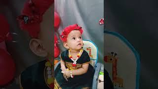 my baby Mahi's Bornhan video #cutebaby #babyreels #babyshorts #babyvideo #babygirl #babyvideos