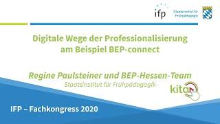 Digitale Wege der Professionalisierung am Beispiel BEP CONNECT