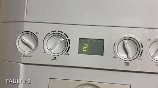 Strange noise from boiler:  Ideal logic 30 gas valve replaced/ F2 fault