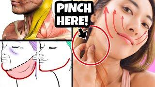 Pinch Here Daily to Remove Double Chin, Prevent Future Sagging and Lift Your Face