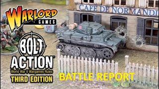 US Armour vs German AT Mechanised  platoon 1100 points, Normandy 1944 #warlordgames #boltaction #v3