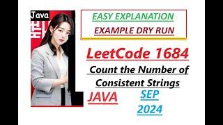 Count the Number of Consistent Strings | Leetcode 1684 | Java | Developer Coder