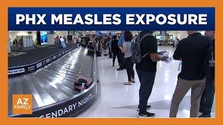 Visitors concerned after measles exposure at Phoenix airport