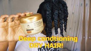 HOW TO DEEP CONDITION DRY NATURAL HAIR | NICKYBNATURAL