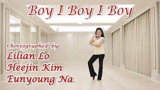 Boy I Boy I Boy - line dance by Lilian Lo, Heejin Kim & Eunyoung Na,  Intermediate, Tutorial 3:26