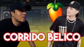 COMO HACER un CORRIDO BELICO PESO PLUMA en FL STUDIO | DESDE CERO, FACIL  Y RAPIDO 