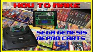 Sega Genesis / Mega Drive EPROM Reproduction Cartridges | How to Make + Other Unnecessary Details