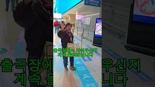 이제 안녕 #할머니출국장에서