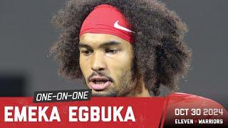 Emeka Egbuka discusses the success of Ohio State's passing attack