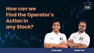 How can we Find the Operator's Action in any Stock? #ELMLive