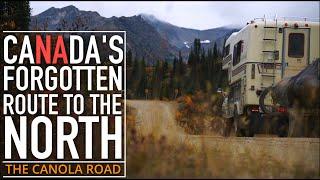 Abandoned Military Road Built with the Alaska Highway. 500 km of Single Lane Forgotten Paradise.