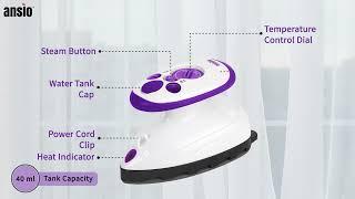 Mini Steam Iron | Ansio