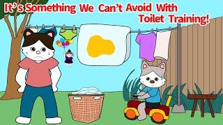 Picture Book Anime Read  Aloud:It's something we can't avoid with toilet training!