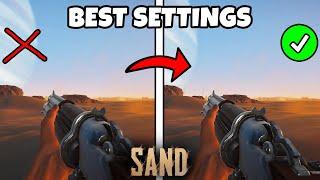 SAND GAME BEST SETTINGS + FPS BOOST + STOP STUTTERING