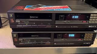 Vintage Sony SL-C30 Betamax  Beta VCR Videorecorder der 80‘s Testlauf Retro