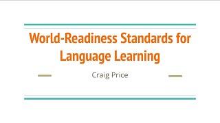 ACTFL World-Readiness Standards