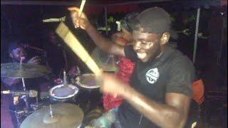 Watch How The Girls girls Nearly Kill George Drumz Whiles performing On Stage 