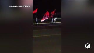 Masked men wave Nazi flags, use antisemitic and racial slurs outside American Legion in Howell