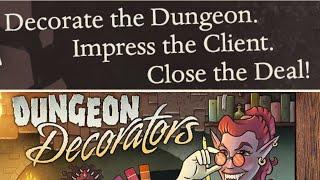 Dungeon Decorators Board Game - Playthrough - B's Game Corner