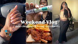 Weekend VLOG | Nails, Dave’s Hot Chicken, Trader Joe’s Haul, Zepbound Injection & More!