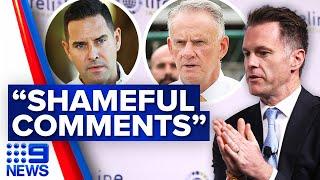 NSW Premier Chris Minns slams Mark Latham over homophobic tweet | 9 News Australia