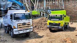 Uji Coba ke-2 RC Truk Dump 1/16 || Hino 500, Hino 700