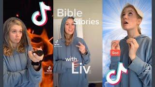 every "Bible Stories with Liv" tiktok EVER.