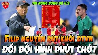 Filip Nguyễn Rút Khỏi ĐTVN, Lý Do Khiến HLV Kim Tức Tốc Đổi Đội Hình ĐTVN