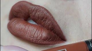 KAT VON D BEAUTY  ||  "Plath" Everlasting liquid lipstick lip swatch