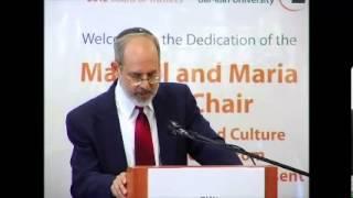 The Marcell and Maria Roth Chair in Polish Jewish History Dedication Ceremony