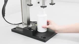 Kinex Cappers PumpCap Capping Machine with Bottle Activated Backstop