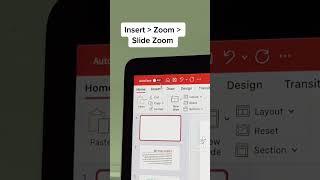 PowerPoint’s Slide Zoom in 30 sec  #powerpoint #powerpointdesign #powerpointanimation #ppt