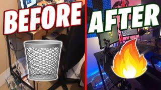 THIS was my streaming setup 2 YEARS AGO vs TODAY...still cannot believe the difference #SHORTS