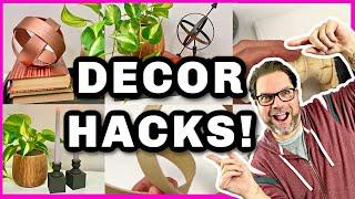 DECOR HACKS!!! High-End DIYS for Less! Dollar Store DIYS that look LUXURIOUS!