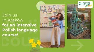 Polish language course for foreigners - spring in Cracow